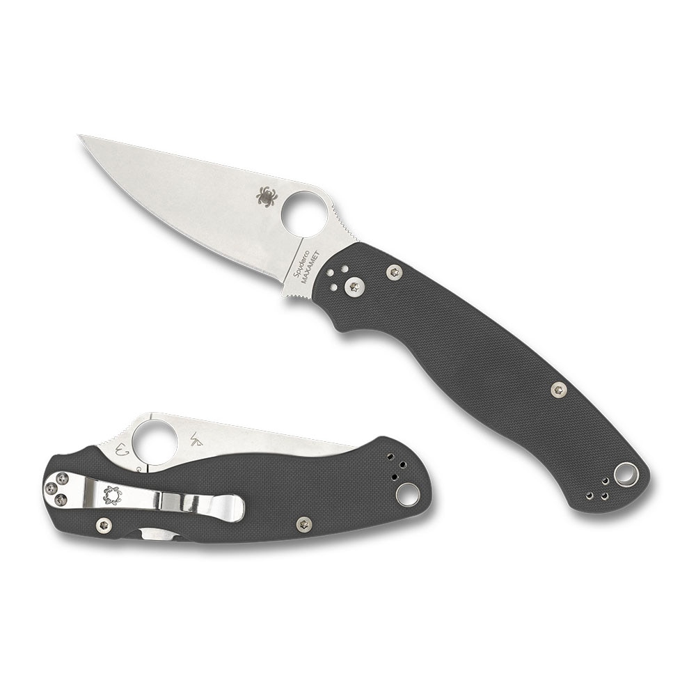 Spyderco Para Military 2 Knife in Grey